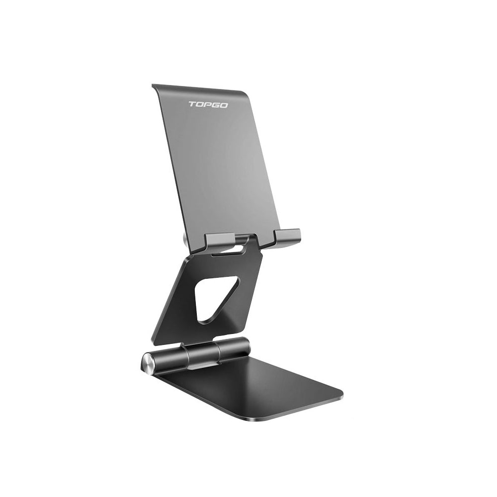 TOPGO Foldable Desktop Cell Phone Stand Mount - Black - Zayoom