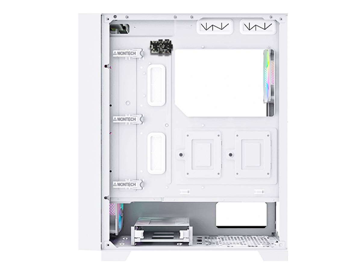 Montech Air 1000 Premium Mid-Tower PC Chassis - White - Zayoom
