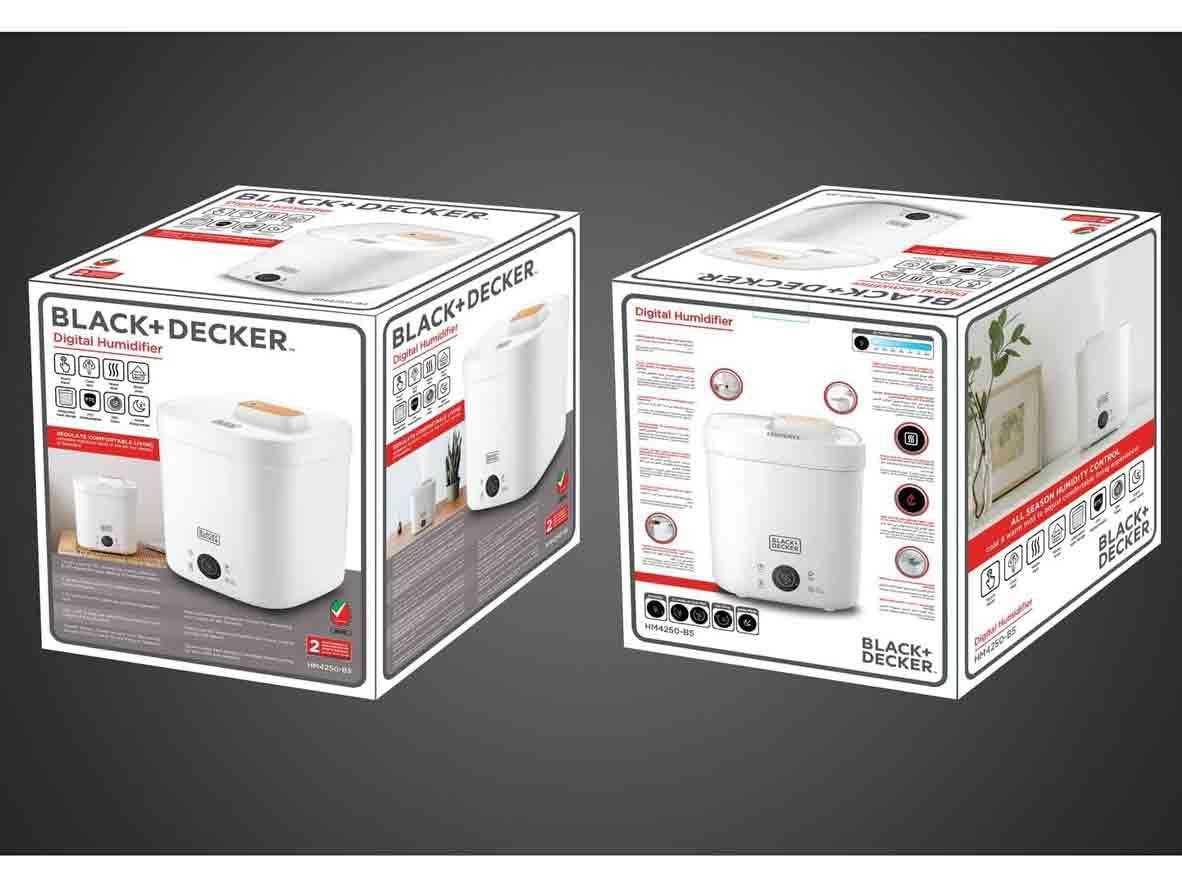 BLACK+DECKER Digital Humidifier with Cool Mist 4L - 110W - Zayoom