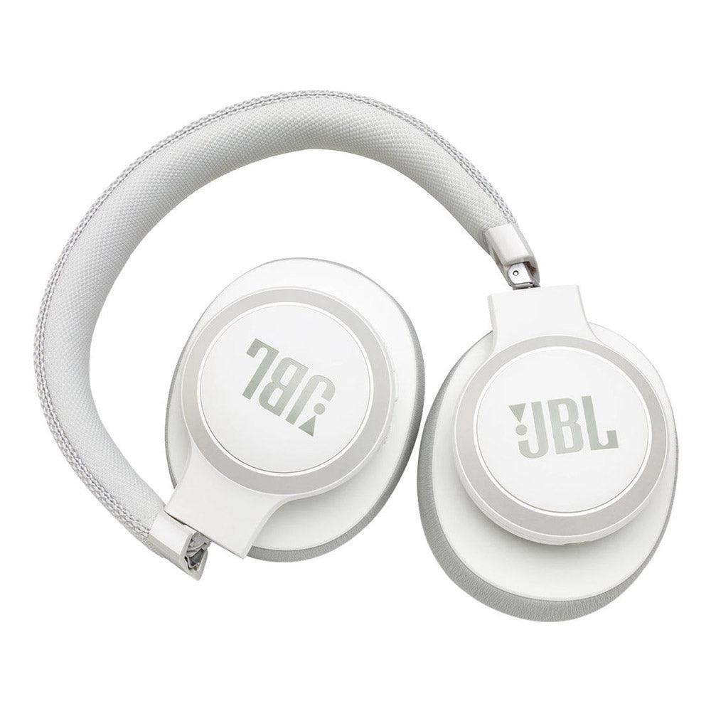 JBL Live 650BTNC Wireless Over-Ear Noise-Cancelling Headphones - White - Zayoom