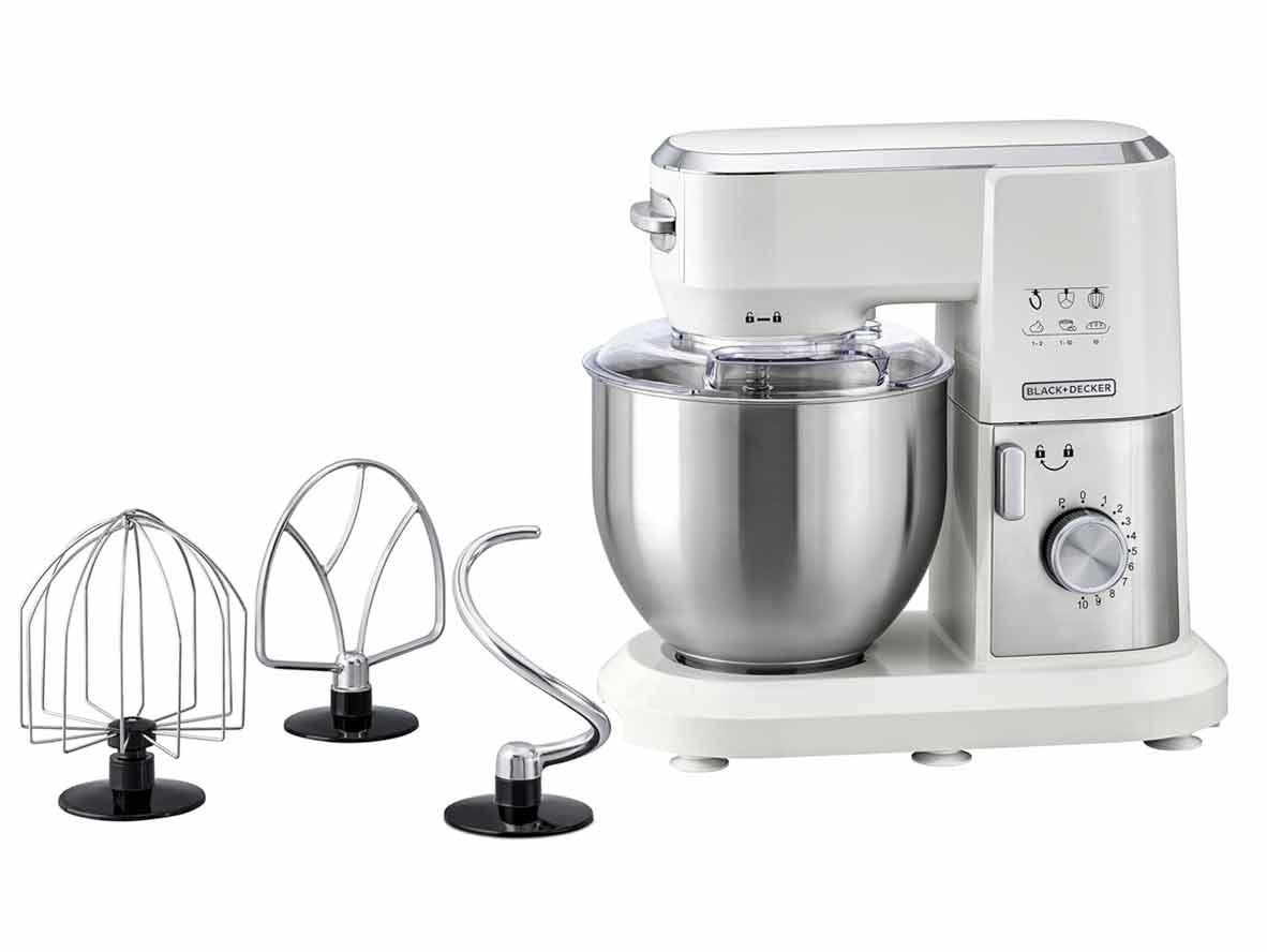 BLACK+DECKER Multifunction Stand Mixer Kitchen Machine 6L - 10 Speed - 1000W - Zayoom