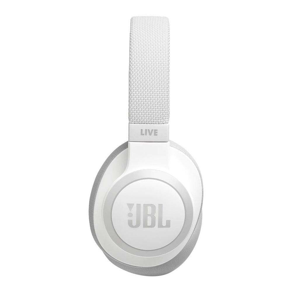 JBL Live 650BTNC Wireless Over-Ear Noise-Cancelling Headphones - White - Zayoom