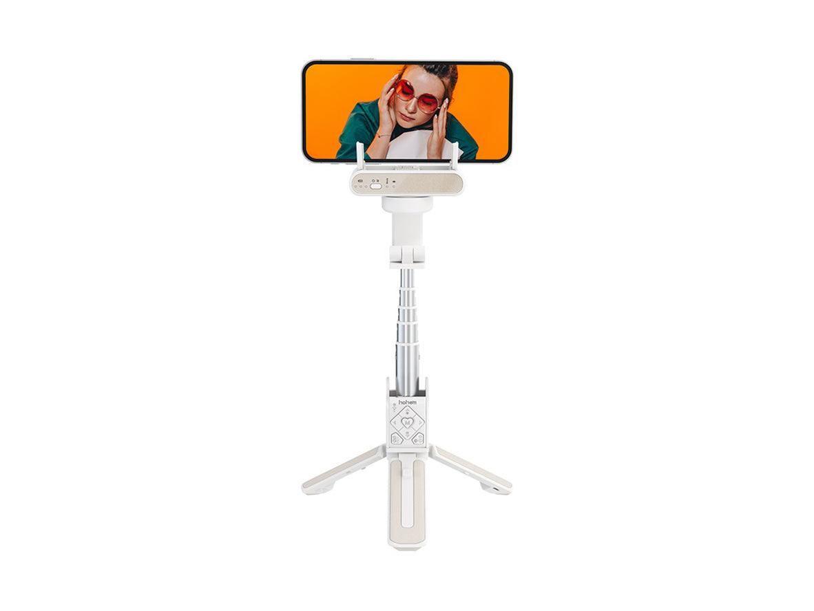 Hohem Smart Selfie Tripod Gimbal iSteady Q - White - Zayoom