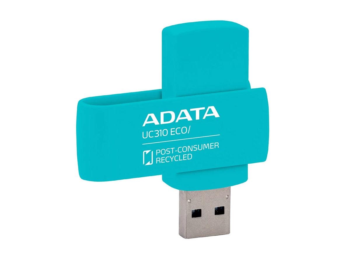 ADATA UC310 ECO - 128GB - USB 3.2 Gen1 Flash Drive - Retail Green - Zayoom