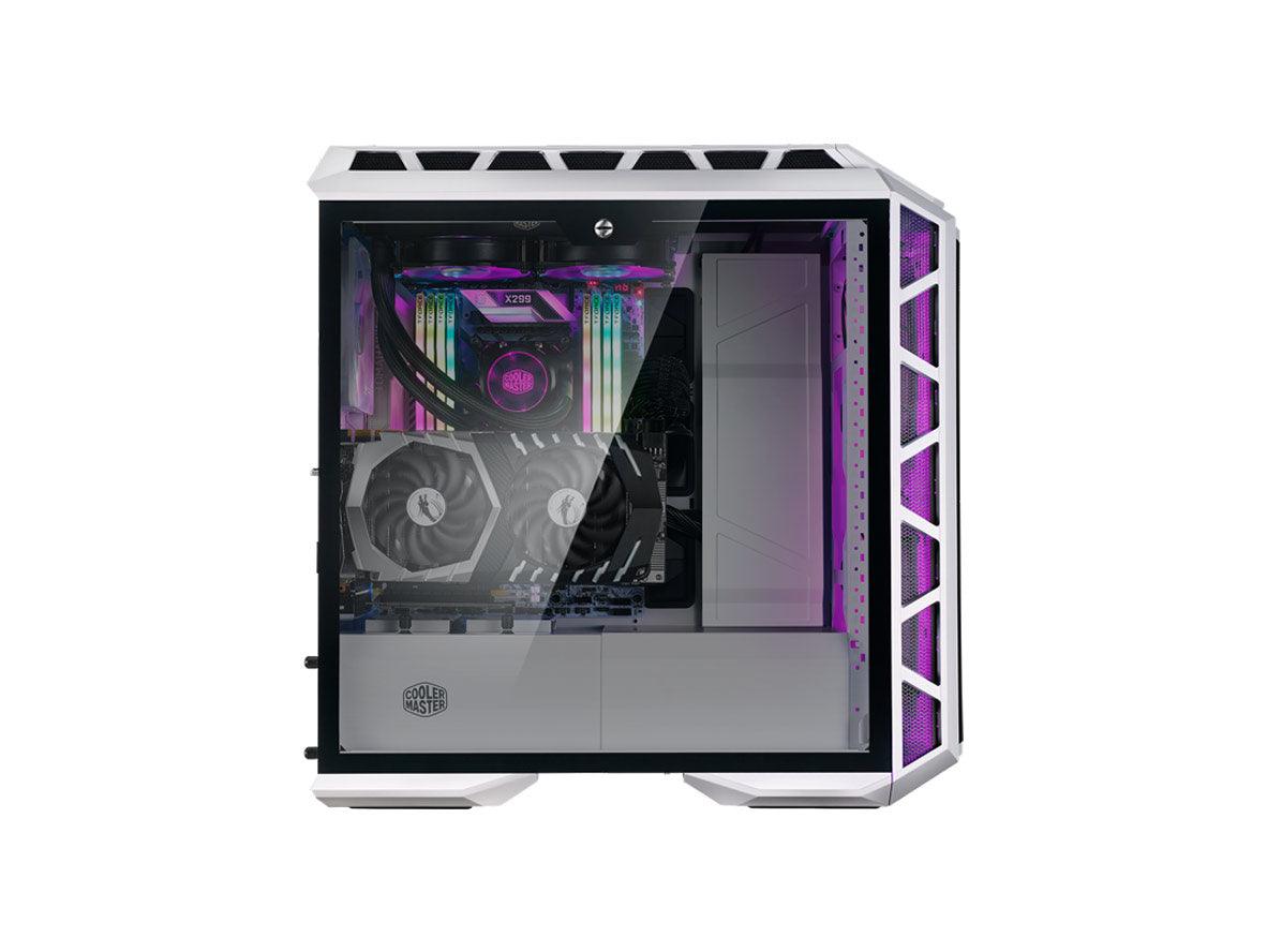 Cooler Master - MasterCase H500P ARGB Mesh Mid Tower PC Case - White - Zayoom
