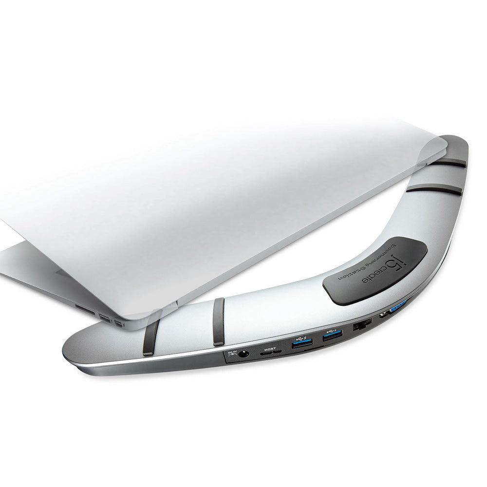 j5create Boomerang Station - Universal USB 3.0 Docking Station - Light Grey - Zayoom