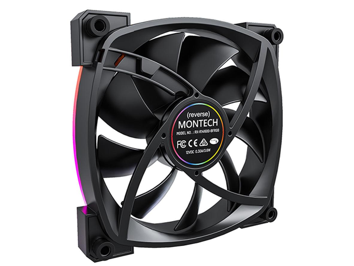 Montech AX140 PWM- PC Fan - Black - Zayoom