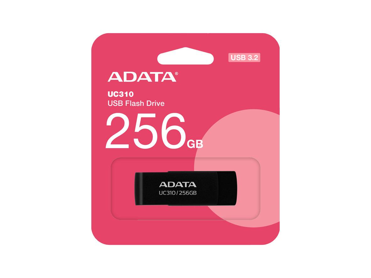 ADATA UC310 - 256GB - USB 3.2 Gen1 Flash Drive - Retail Black - Zayoom