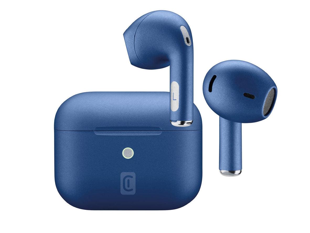 Cellularline Crystal Bluetooth Earphone - Blue - Zayoom