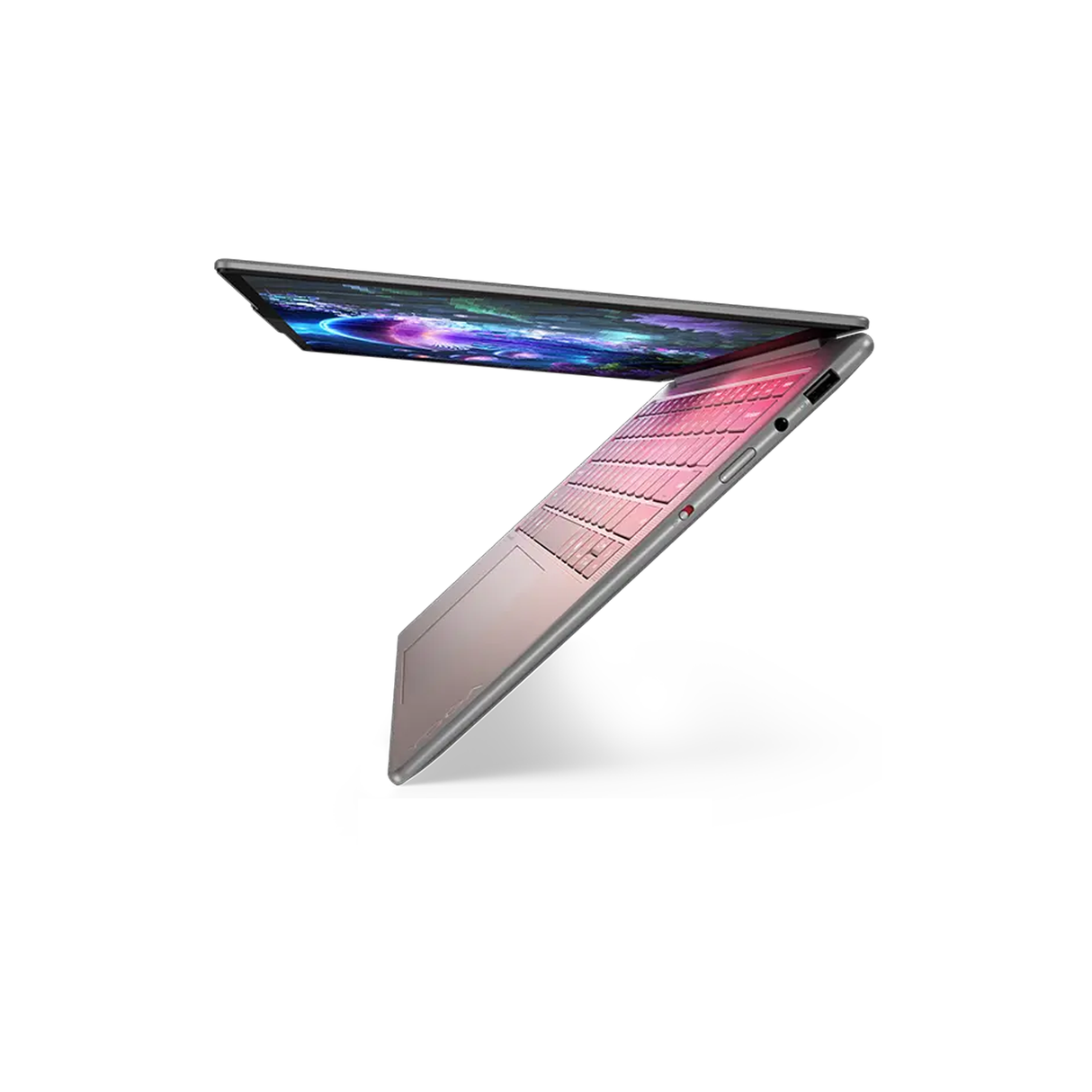 Lenovo Yoga Slim 7 Gen 10 Laptop - 14 Inch 2.8K WQXGA+ (2880x1800) OLED - CPU Ultra 7 258V - RAM 32GB DDR5 - SSD 1TB M.2 - Windows 11 Home - Seashell - English/Arabic Keyboard