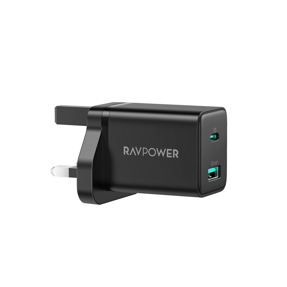 RAVPower RP-PC170B - PD 30W - Type C Wall Charger - Black - Zayoom