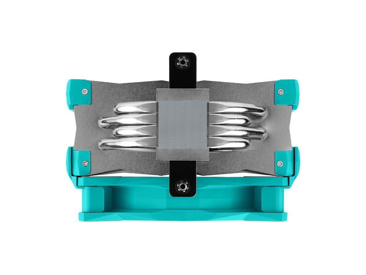 Iceberg Thermal IceSLEET G4 OC ARGB 120mm PWM CPU Cooler - Teal - Zayoom