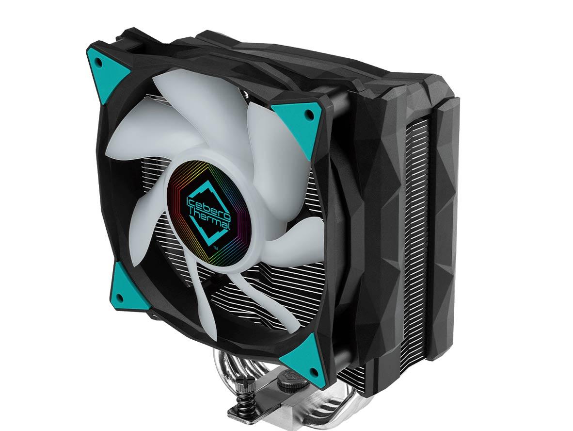 Iceberg Thermal IceSLEET G4 OC ARGB 120mm PWM CPU Cooler - Black - Zayoom