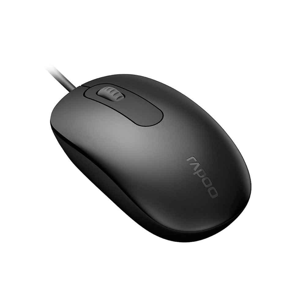 Rapoo Wired Mouse N200 - Black - Zayoom