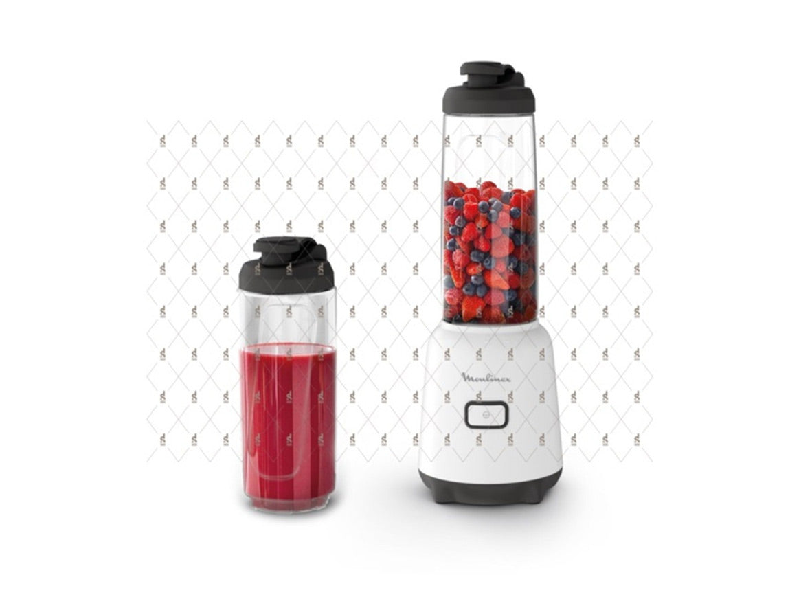 Moulinex 600ML Personal Blender 300W – White - Zayoom