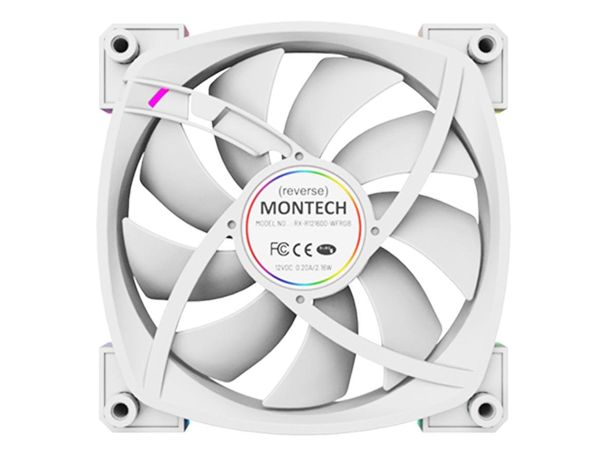 Montech RX120 PWM- PC Fan - White - Zayoom