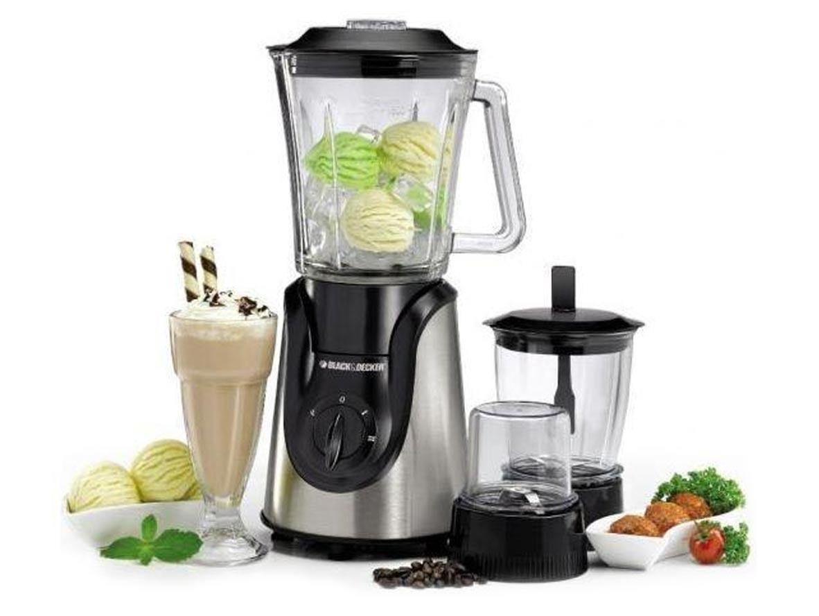 BLACK+DECKER Glass Blender with Grinder- Mincer-Chopper 1.5L - 600W - Zayoom