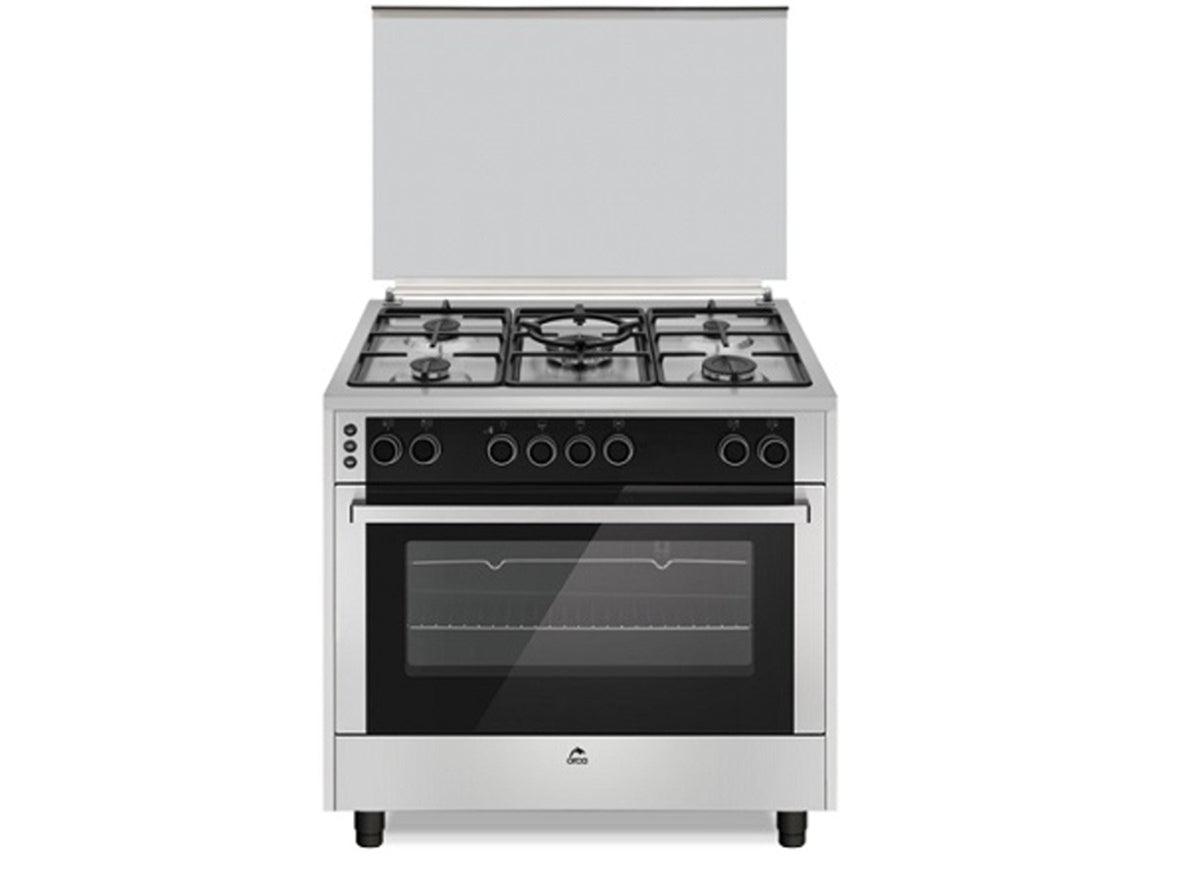 Orca 90x60cm 5 Burner Full Safety Gas Cooker - Zayoom