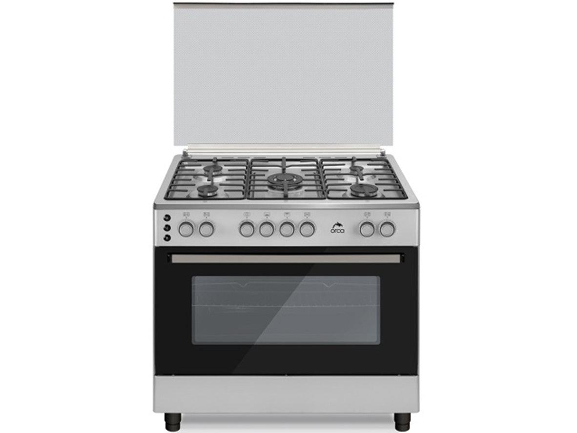 Orca 90x60cm 5 Burner Maximum Safety Gas Cooker - Zayoom