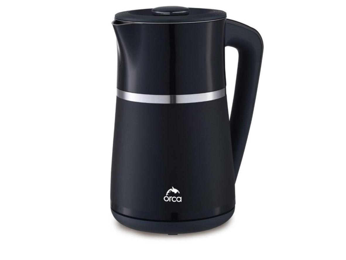 Orca Cool Touch Digital Cordless Kettle 2200W - Black - Zayoom