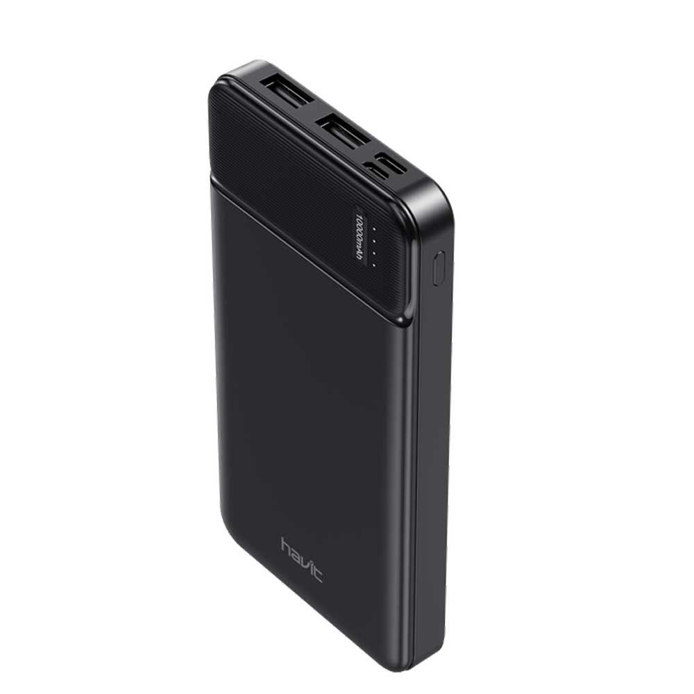 HAVIT 10000mAh Power Bank - Portable Charger - Black - Zayoom