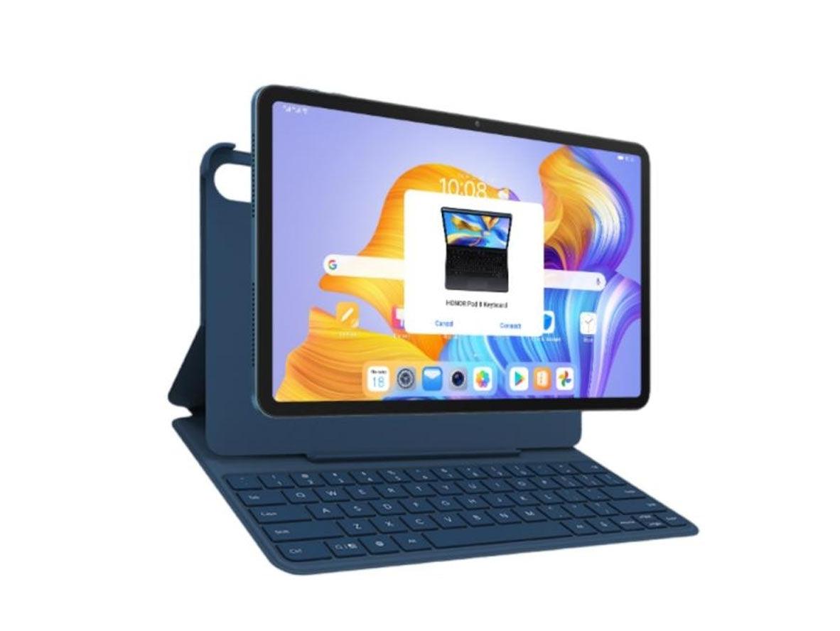 Honor Pad 8 - 128GB - 4GB RAM - WiFi Tablet - Blue + Smart Bluetooth Keyboard - Zayoom