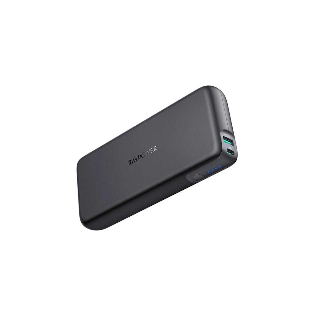 RAVPower PD Pioneer 20000mAh 60W 2-Port Power Bank - RP-PB201 - Black - Zayoom