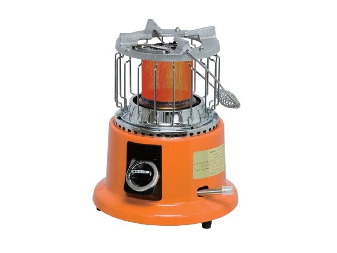 Orca Gas Heater Steel Body 2 in 1 heat and cook - 4000/6000 BTU - Zayoom