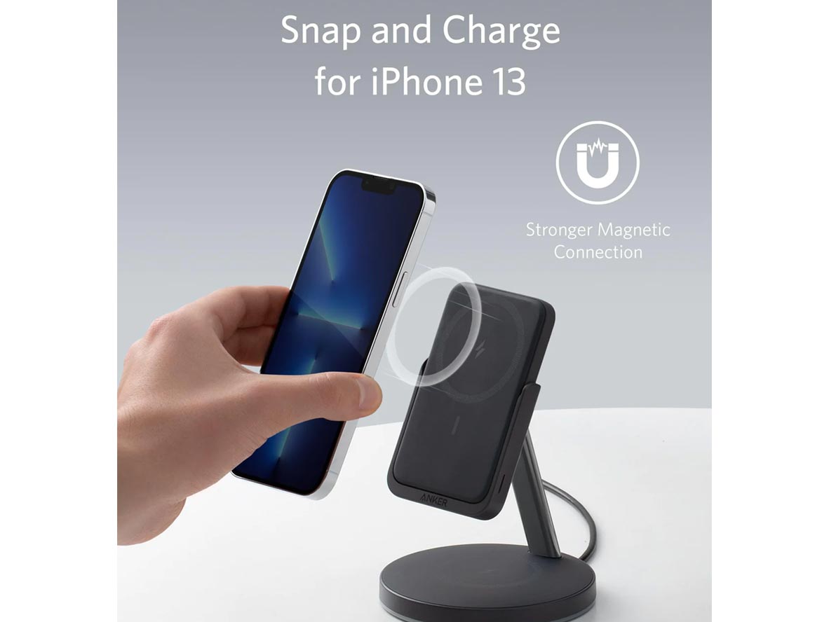 Anker 633 Magnetic Wireless Charger (MagGo) 5K - Black - Zayoom