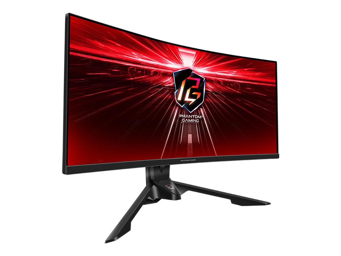 ASRock Phantom - PG34WQ15R3A - 34 Inch - WQHD - 165Hz - Curved Gaming Monitor - Zayoom
