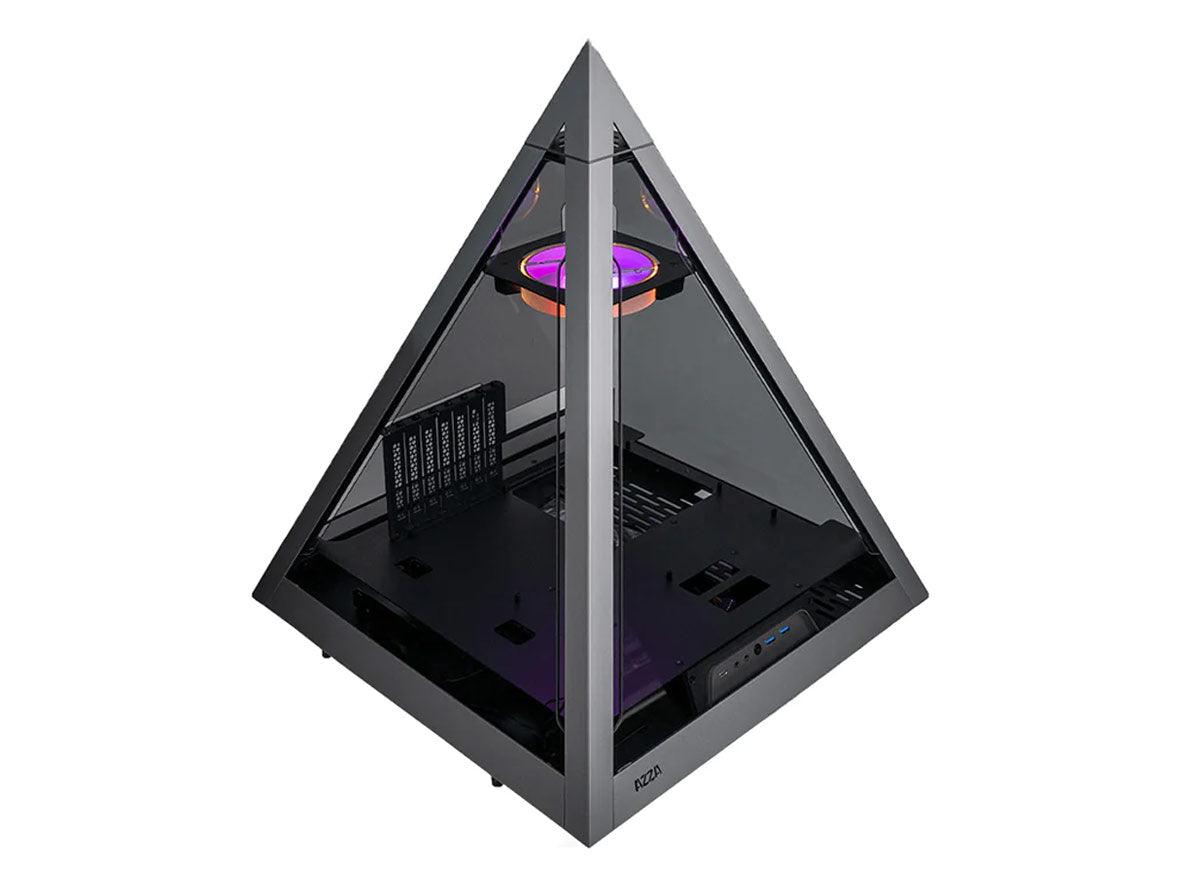 AZZA Pyramid Innovative With RGB Fan - PC Case - Black - Zayoom