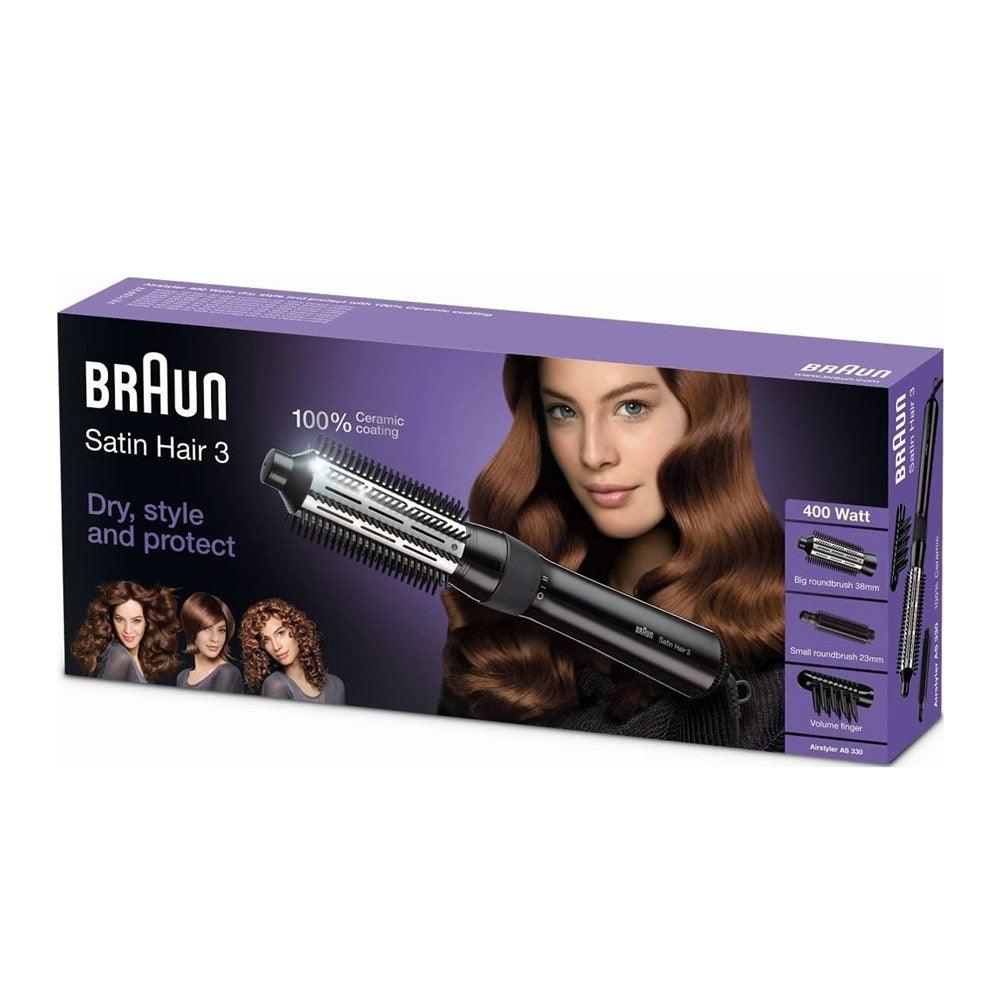 Braun Satin Hair 3 Airstyler - Ceramic Protection + 3 Styling Attachments - Zayoom
