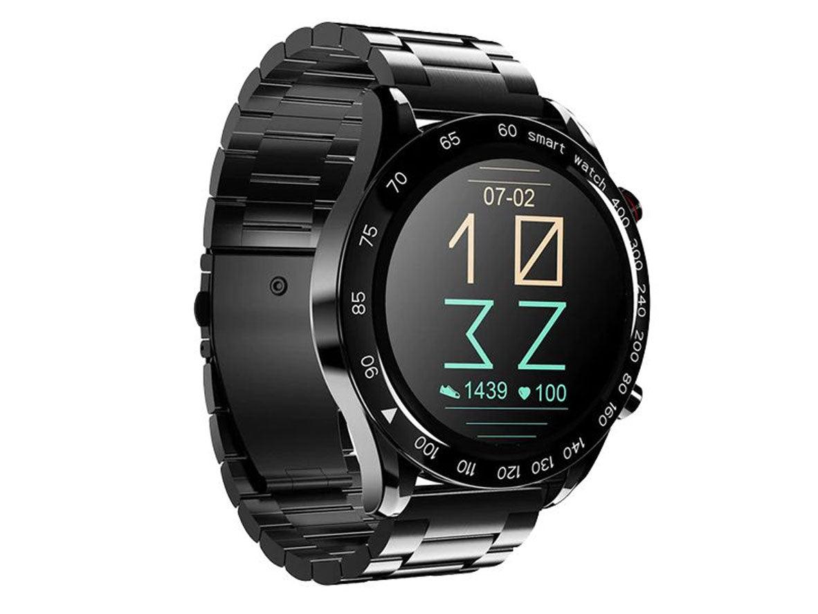 HiFuture Stainless Smart Watch - Black - Zayoom