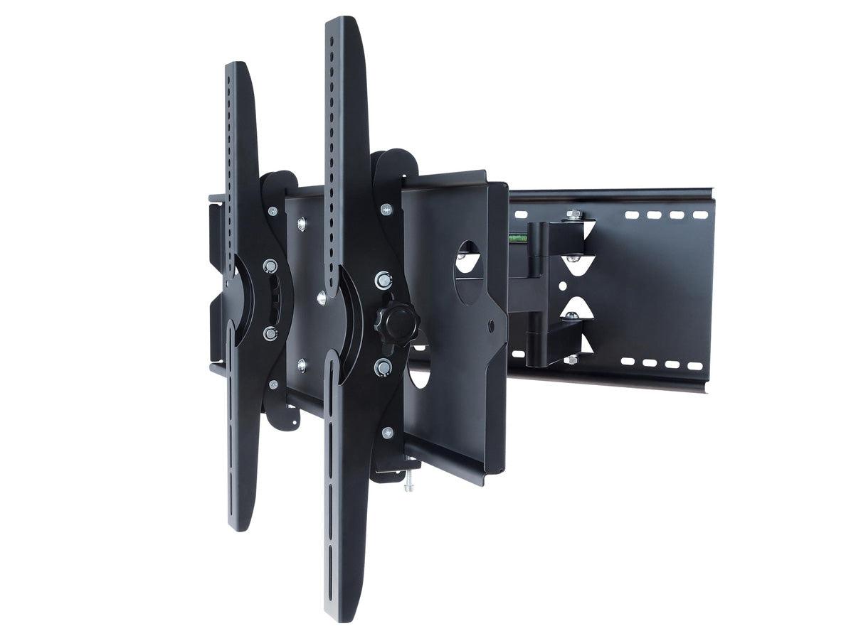Orca Moveable Double Arm Wall Bracket Fits 50 to 75 Inch TVs - Loading Capacity 80 KG - Zayoom