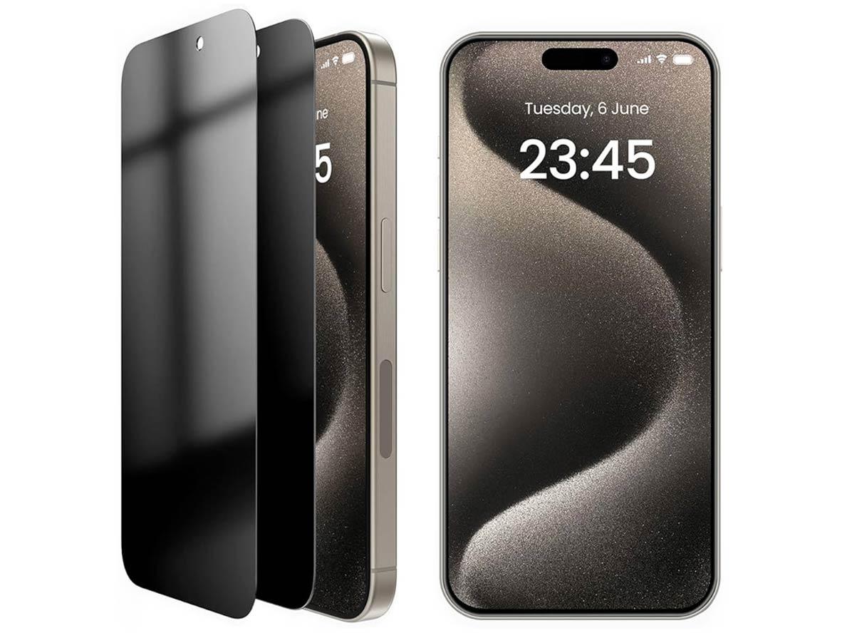 UGREEN 25622 Privacy Screen Protector With Installation Frame For iPhone 15 Pro (1-Pack) - Zayoom