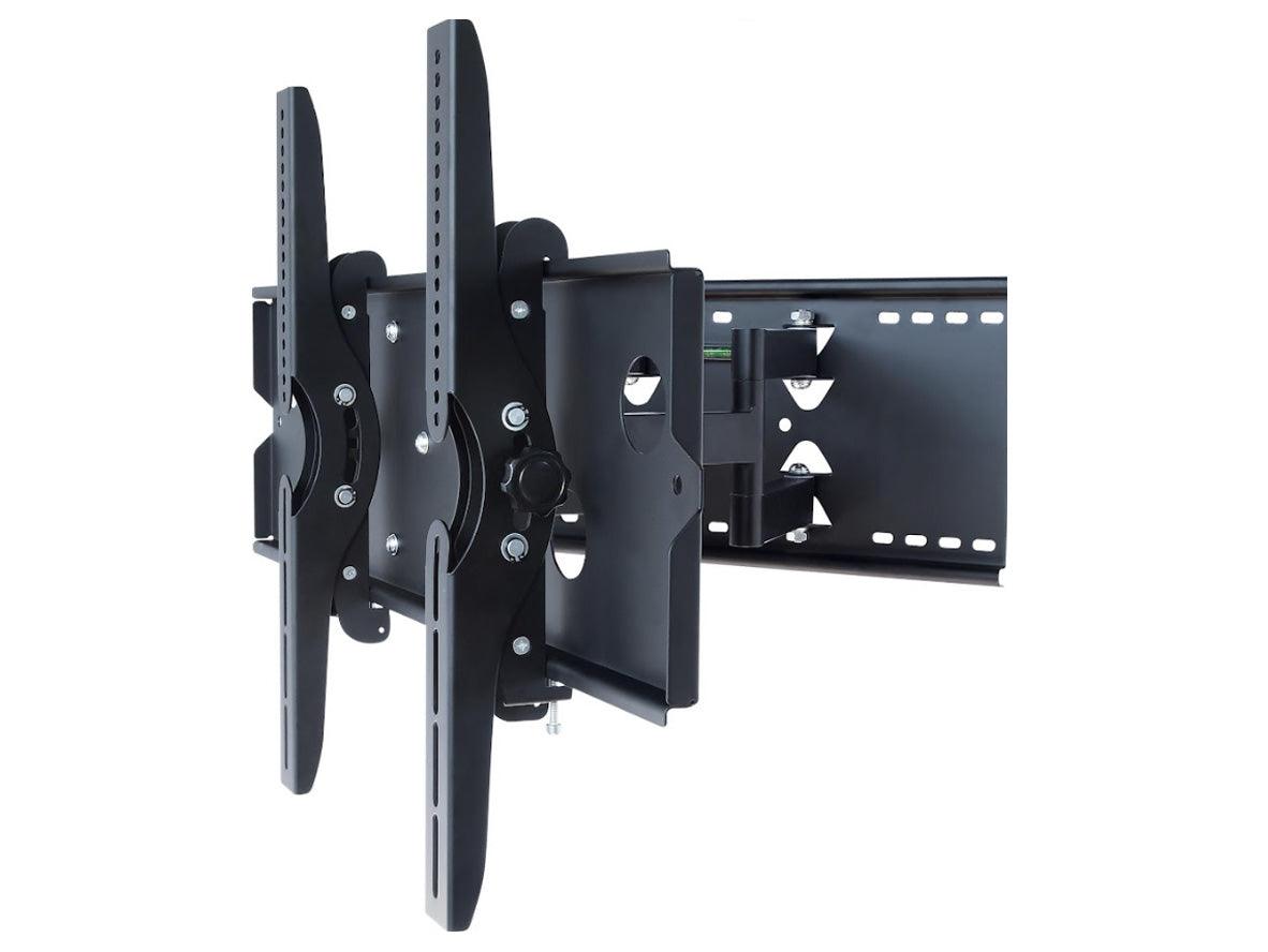 Orca Moveable Double Arm Wall Bracket Fits 32 to 55 Inch TVs - Loading Capacity 40 KG - Zayoom
