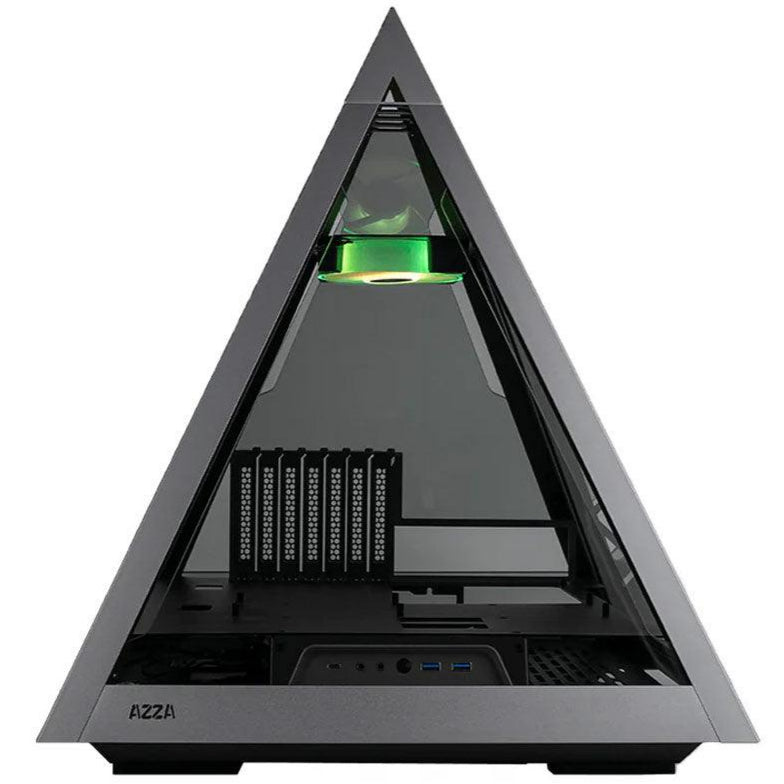 AZZA Pyramid Innovative With RGB Fan - PC Case - Black - Zayoom