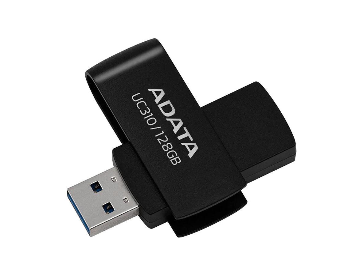 ADATA UC310 - 128GB - USB 3.2 Gen1 Flash Drive - Retail Black - Zayoom
