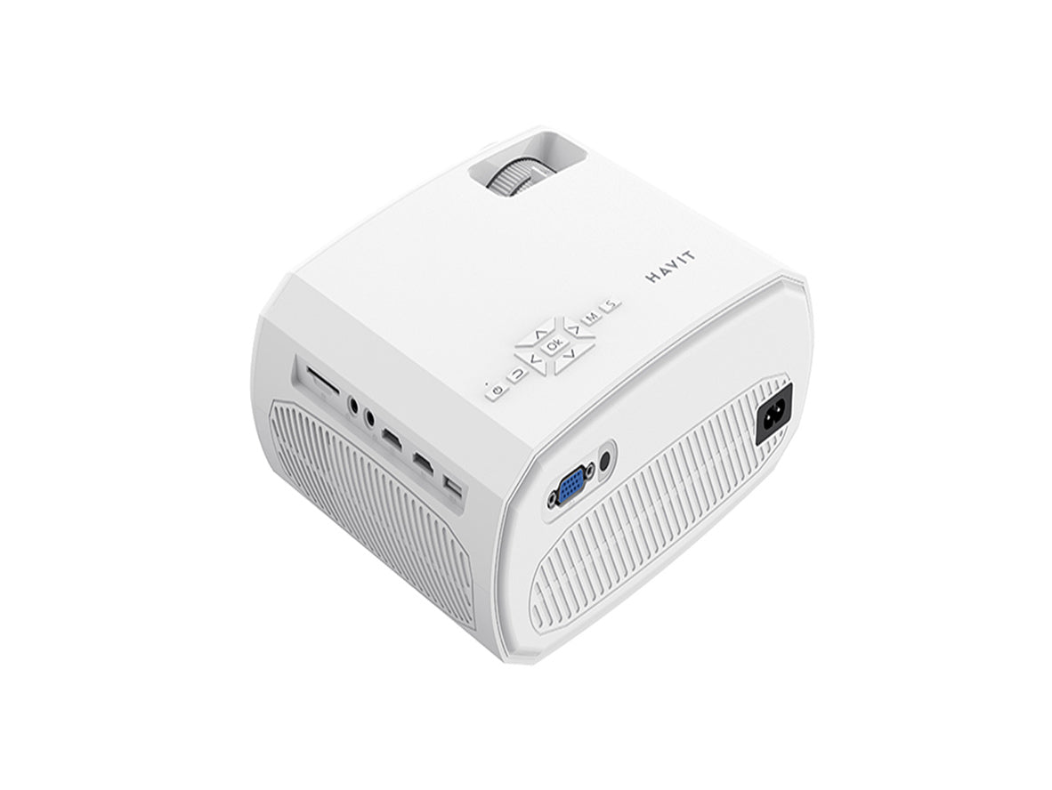 هافيت بروجيكتور PJ202 IMAX - بحجم عرض 200 بوصة - أبيض