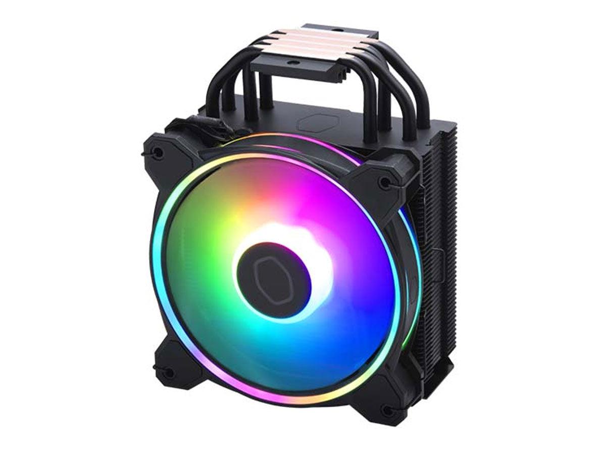 Cooler Master Hyper 212 Halo ARGB CPU Air Cooler - Black - Zayoom