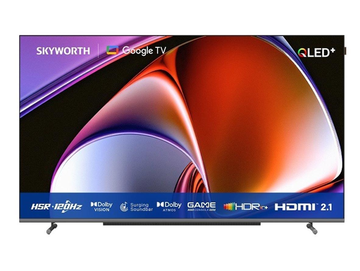 Skyworth 65 Inch QLED 4K Ultra HD 120Hz Smart Android TV HDR10+ Dolby Vision&Atmos Chromecast Built-In with Google Assistant - Zayoom