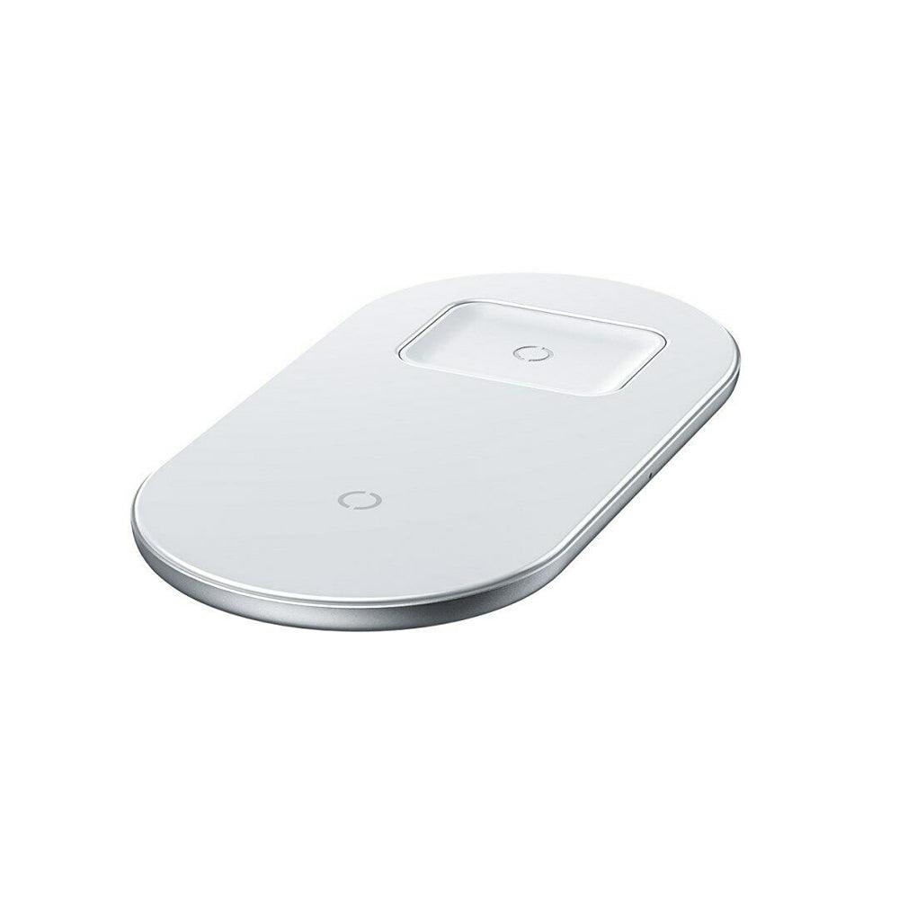 Baseus Simple 2in1 Wireless Qi Charger 18W Max for Phones+Pods - Zayoom