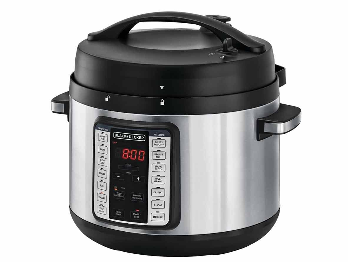 BLACK+DECKER 9 in 1 Smart Electric Pressure Cooker 10L - 1350 Watts - Zayoom