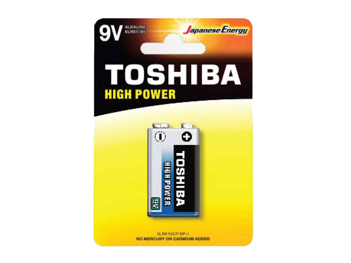 Toshiba Alkaline High Power Battery 9V - Zayoom