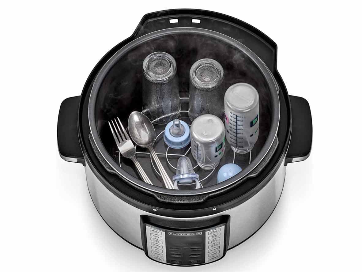 BLACK+DECKER 9 in 1 Smart Electric Pressure Cooker 10L - 1350 Watts - Zayoom