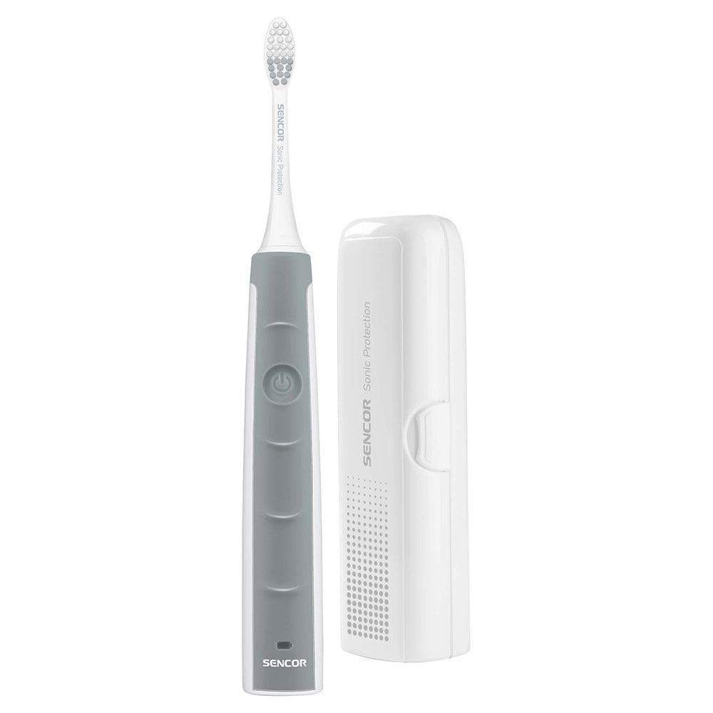 Sencor SOC 1100 Electric Sonic Rechargeable Toothbrush - Grey - Zayoom