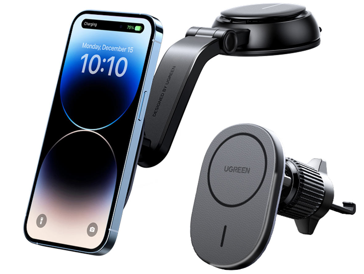 UGREEN 15120 Magnetic Car Wireless Charger - 15W - Zayoom