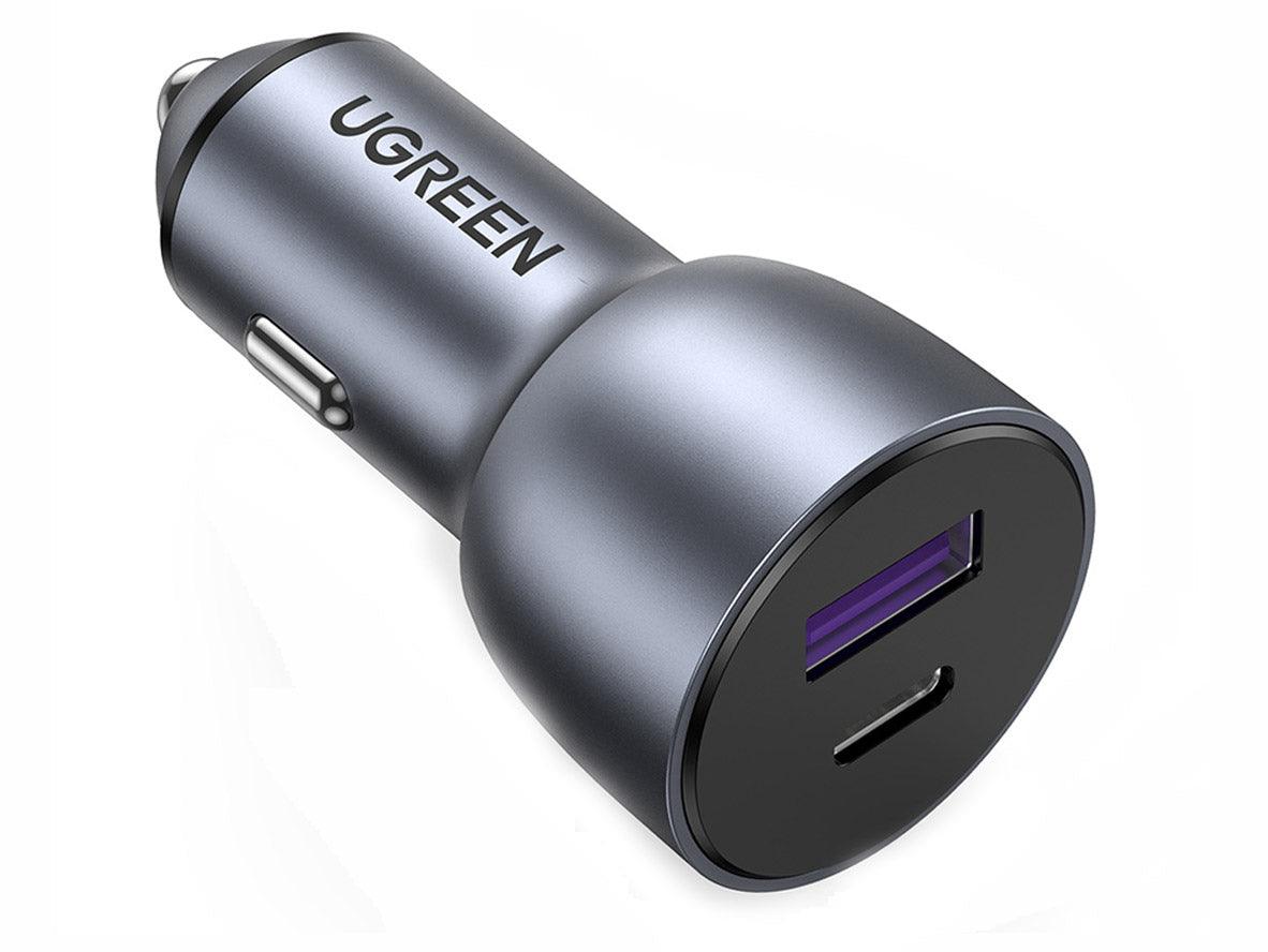 UGREEN 60980 Car Charger Alu Case 36W - Grey - Zayoom