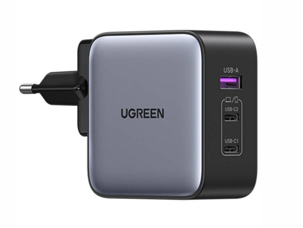 UGREEN 90409 GaN 65W Fast Charger 3-Port - Zayoom