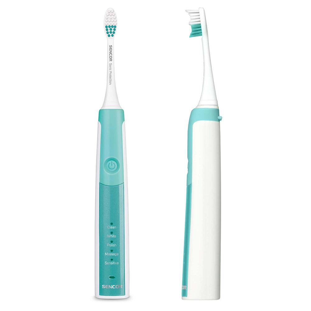 Sencor SOC 2202 Electric Sonic Rechargeable Toothbrush - Turquoise - Zayoom